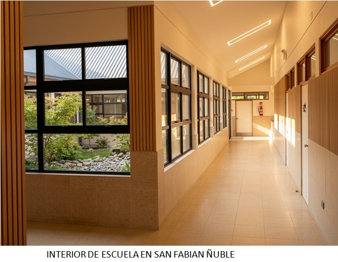 interior escuela san fabian Ñuble